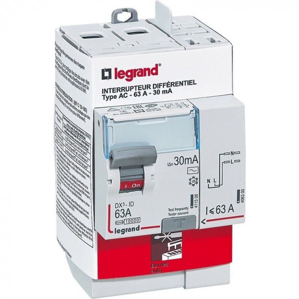 Legrand: Disjoncteur différentiel & interrupteur différentiel