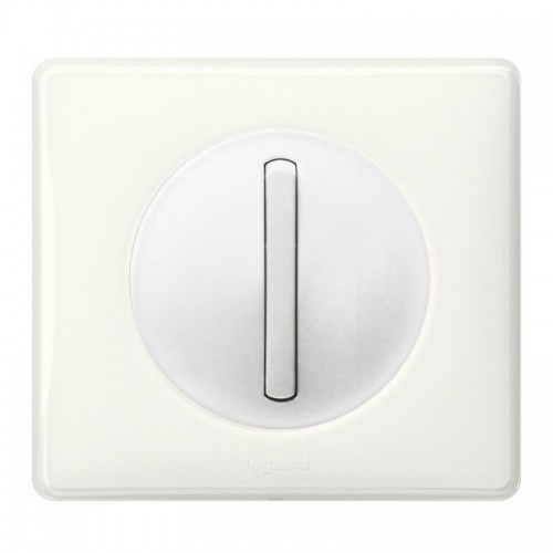 Interrupteur bouton poussoir Céliane Blanc Complet Réf: 032
