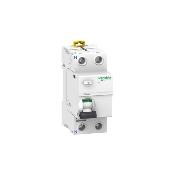 Interrupteur Différentiel iID Acti9 2P 40A 100mA type AC Schneider Réf. A9R12240